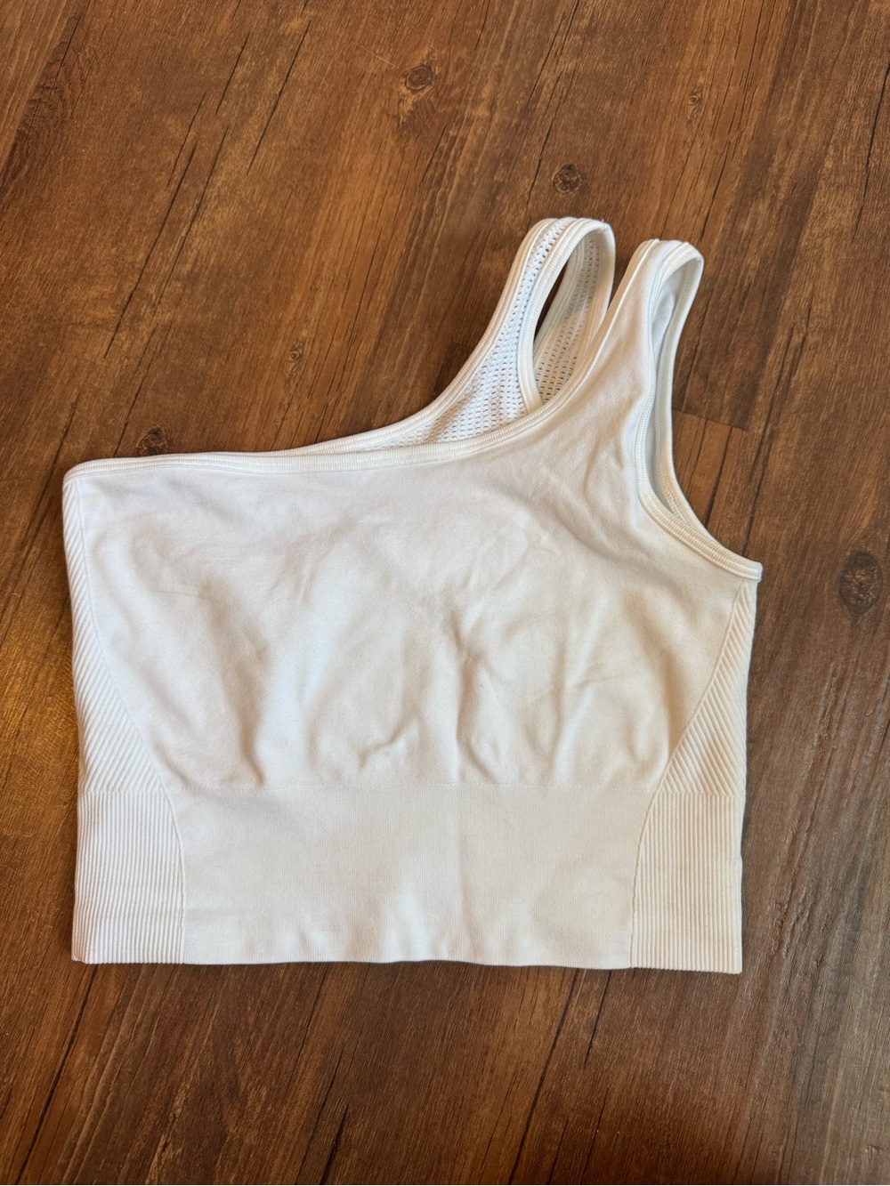 YPB one shoulder seamless sports bra